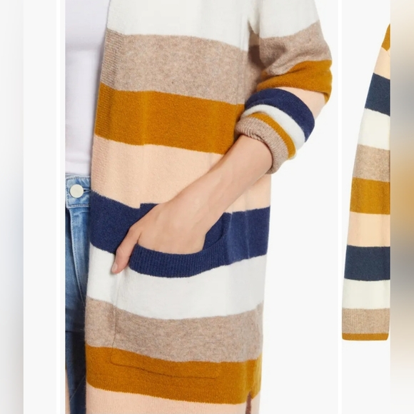 Madewell Kent Stripe Cardigan - Picture 3 of 9